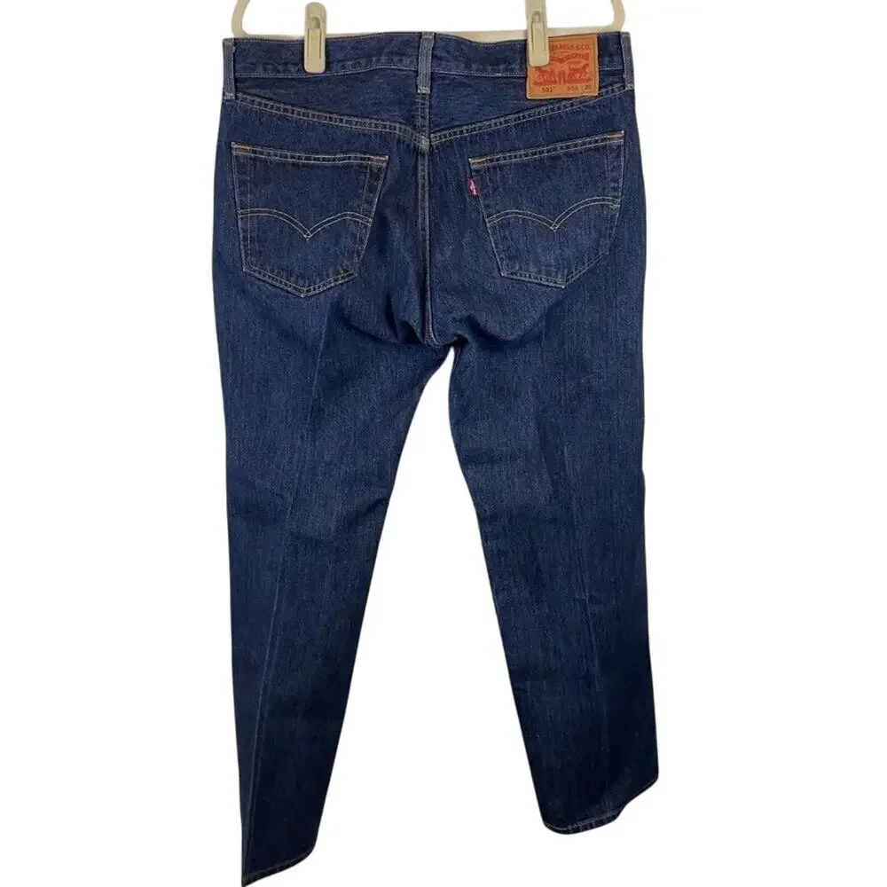 Levi’s 501 Button Fly All Cotton Jeans Men’s Size 36 X 30